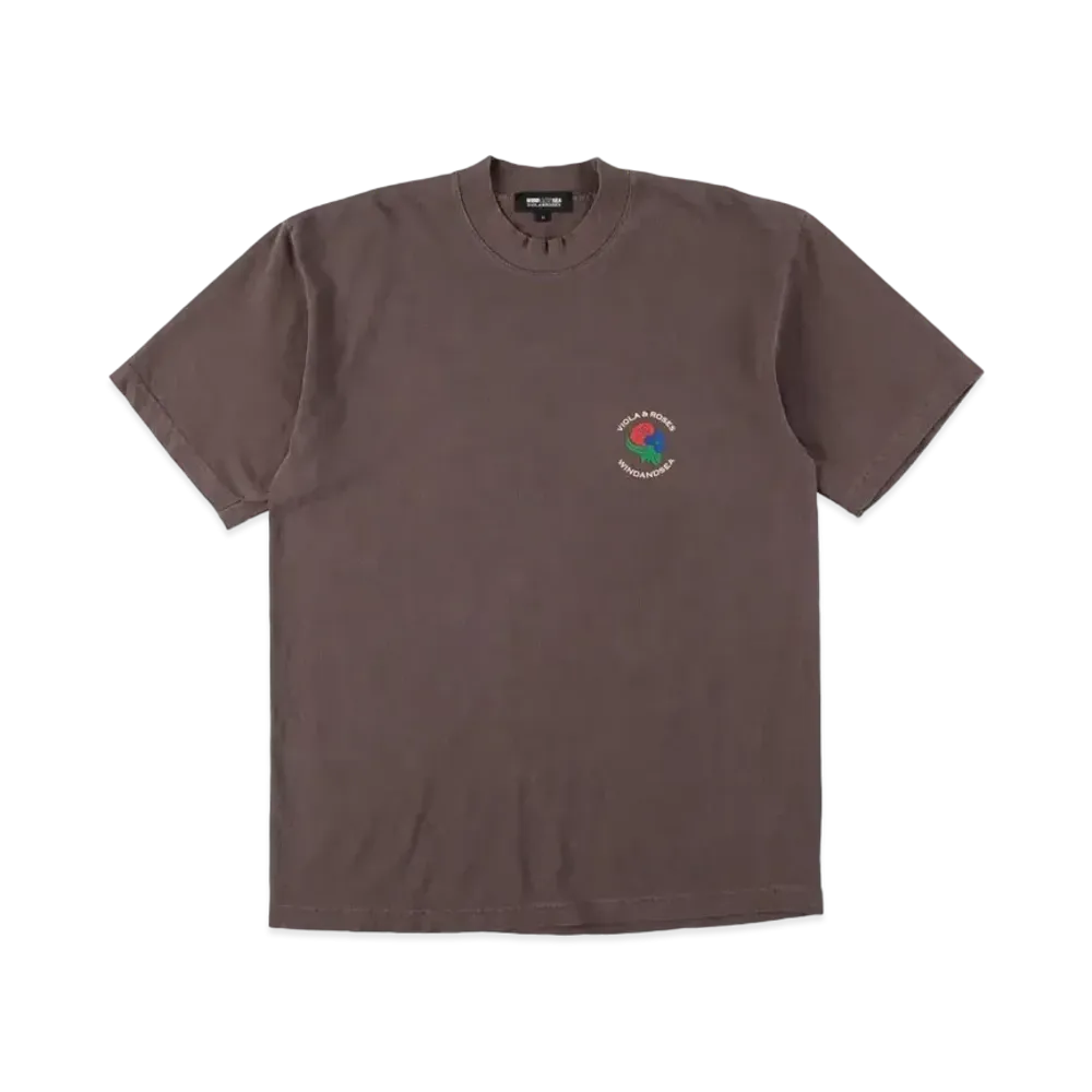 WIND AND SEA x VIOLA&ROSES (CIRCLE) T-Shirt "Clove"