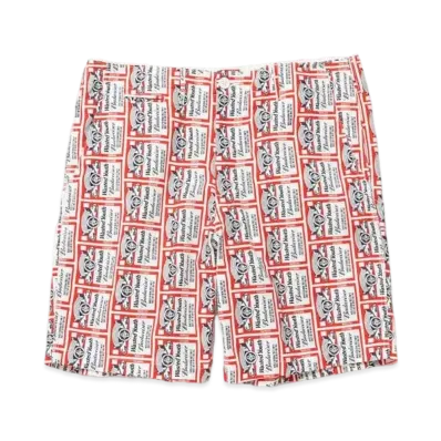 Wasted Youth x Budweiser WYxBW PATTERN PRINT SHORTS "White" / VERDY