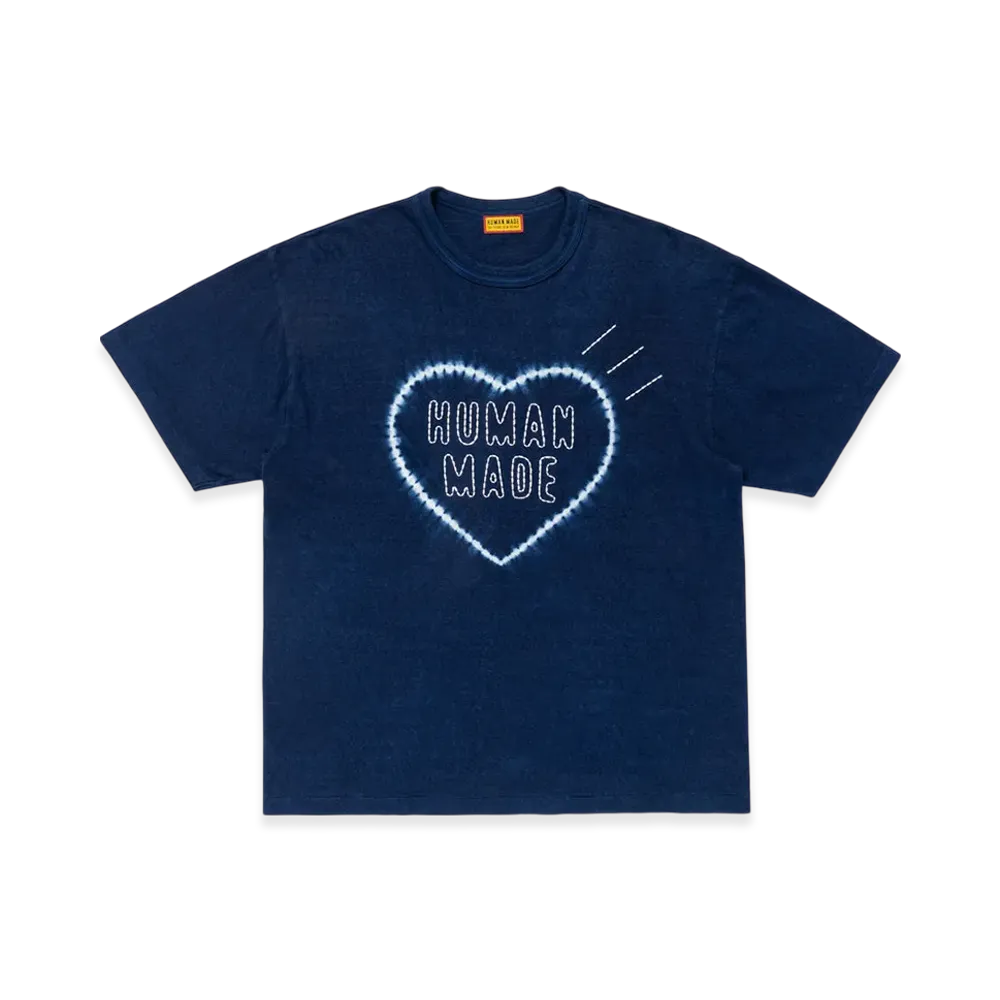HUMAN MADE Indigo Dyed T-Shirt "Indigo"