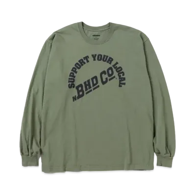 NEIGHBORHOOD NH . Tee LS-6 "Olive Drab"