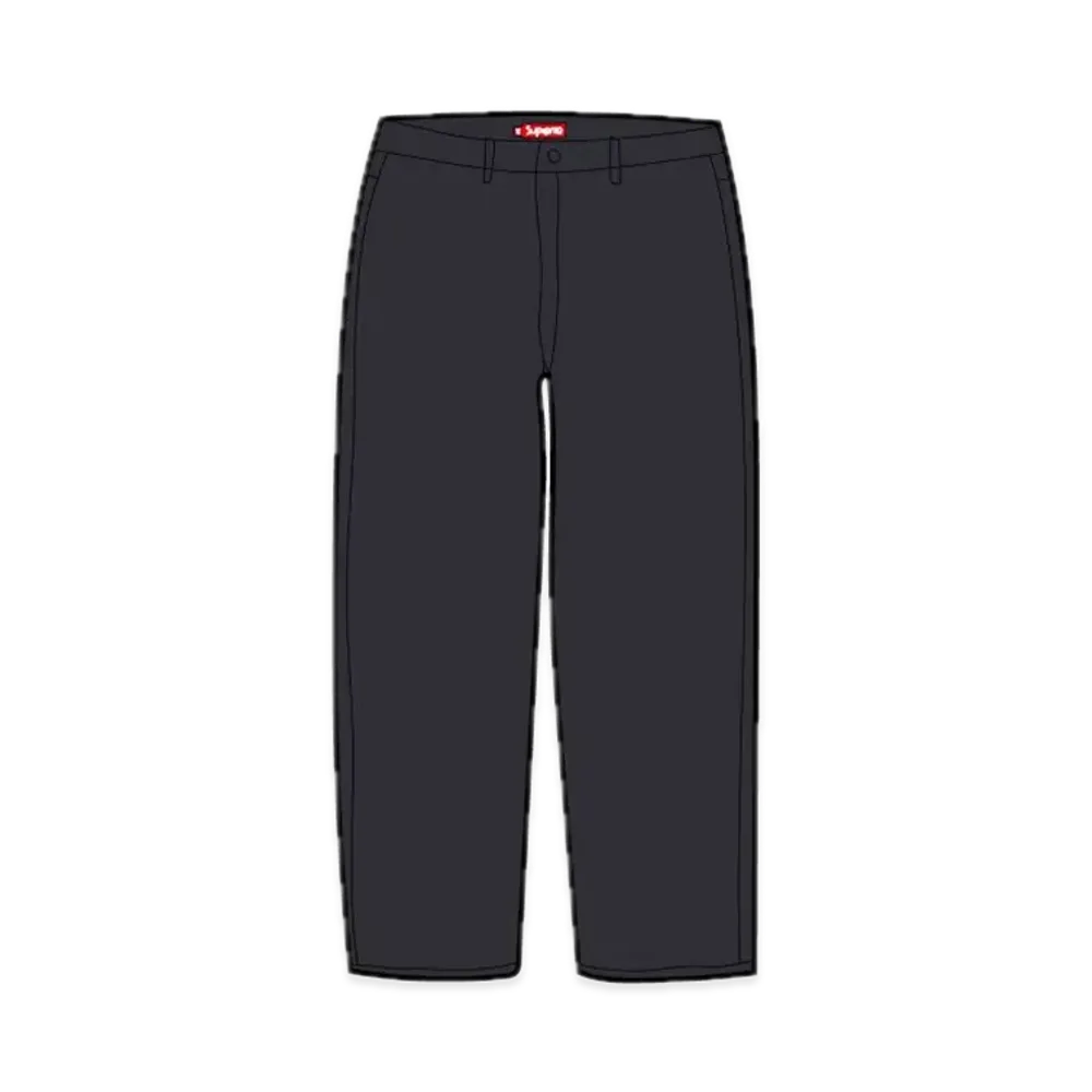 シュプリーム チノパンツ "ブラック"(24SS)