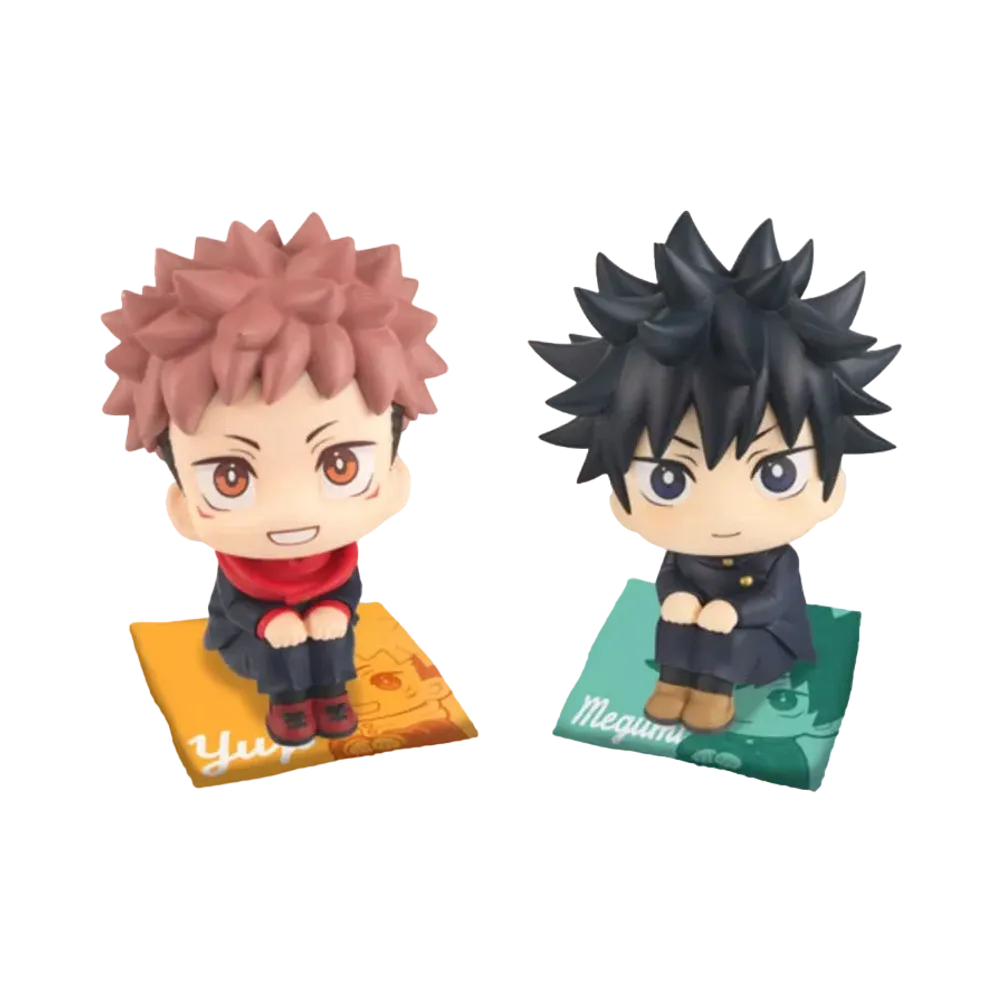 MegaHouse "Lookup" -Jujutsu Kaisen- Itadori Yuji Grin ver. & Fushiguro Megumi Smile ver. Limited edition with a cushion