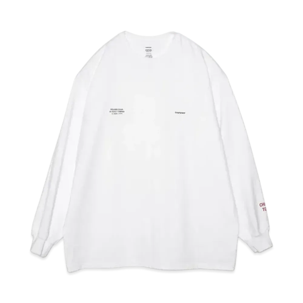 Graphpaper Benjamin Edgar For Gp L/S Oversized Tee "White"