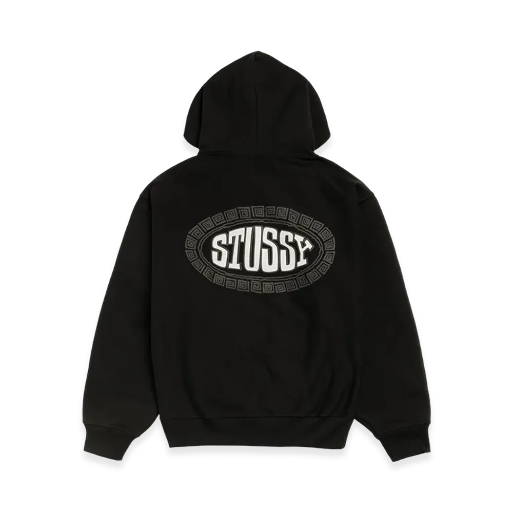 Stussy Tile Oval Hoodie "Black"