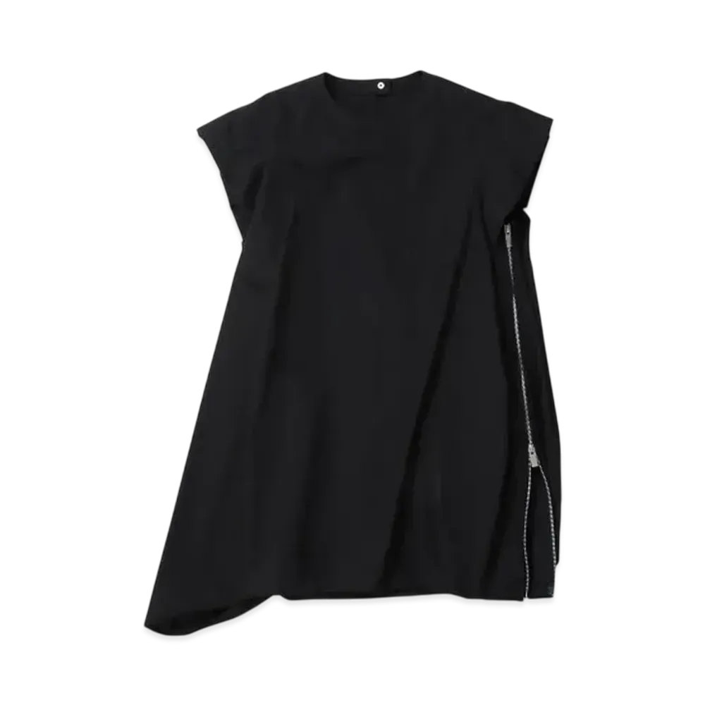 sacai Cotton Poplin Pullover "Black"