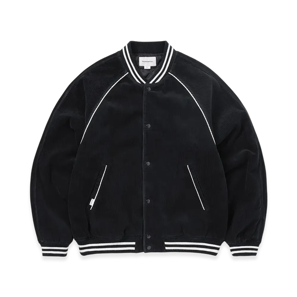 thisisneverthat Corduroy Varsity Jacket "Black"