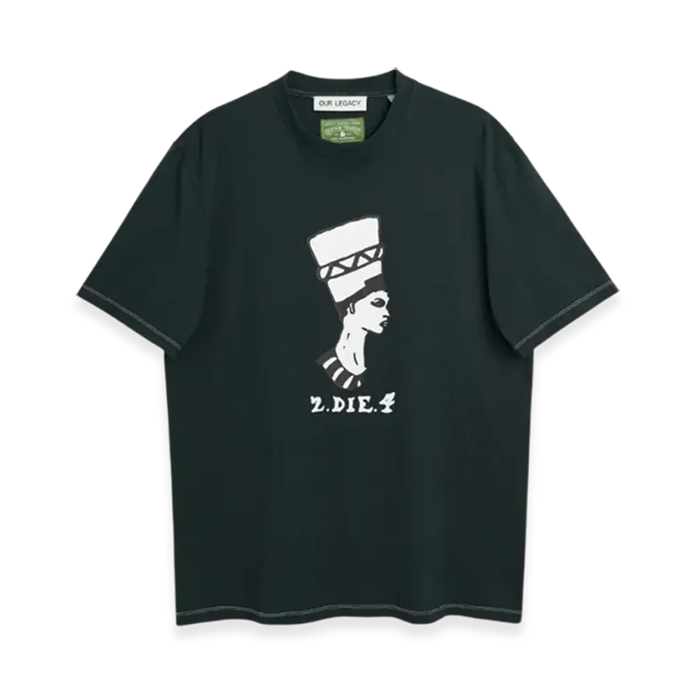 OUR LEGACY x Denim Tears x Tupac Box T-Shirt 2.Die.4 Print "Black"