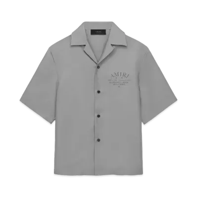 AMIRI Arts District Bowling Shirt "Grey"