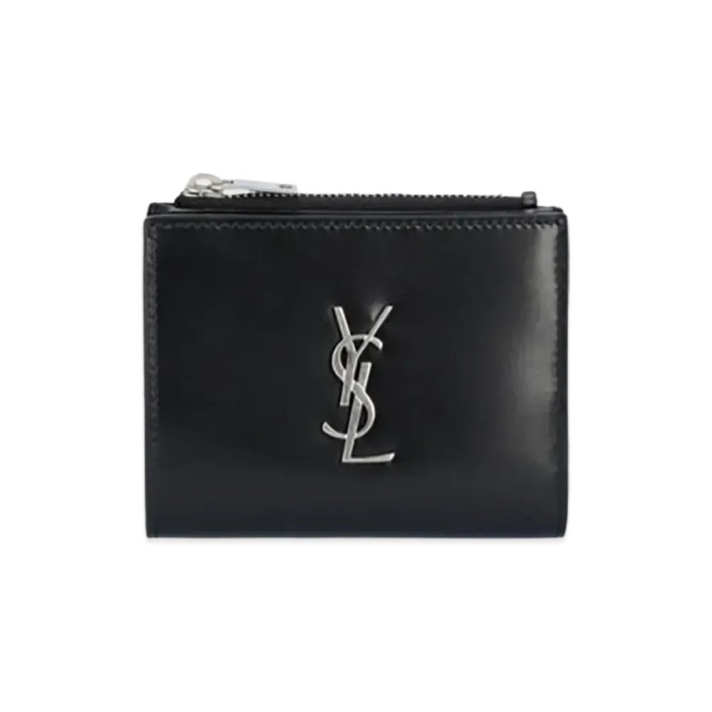 Saint Laurent Leather Wallet "Black"