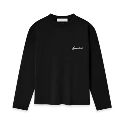 FEAR OF GOD ESSENTIALS Women's Classic Long Sleeve Tee "Jet Black"