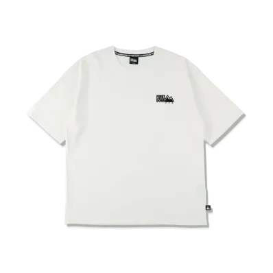 FIRST DOWN S/S EMBROIDERY TEE "White"
