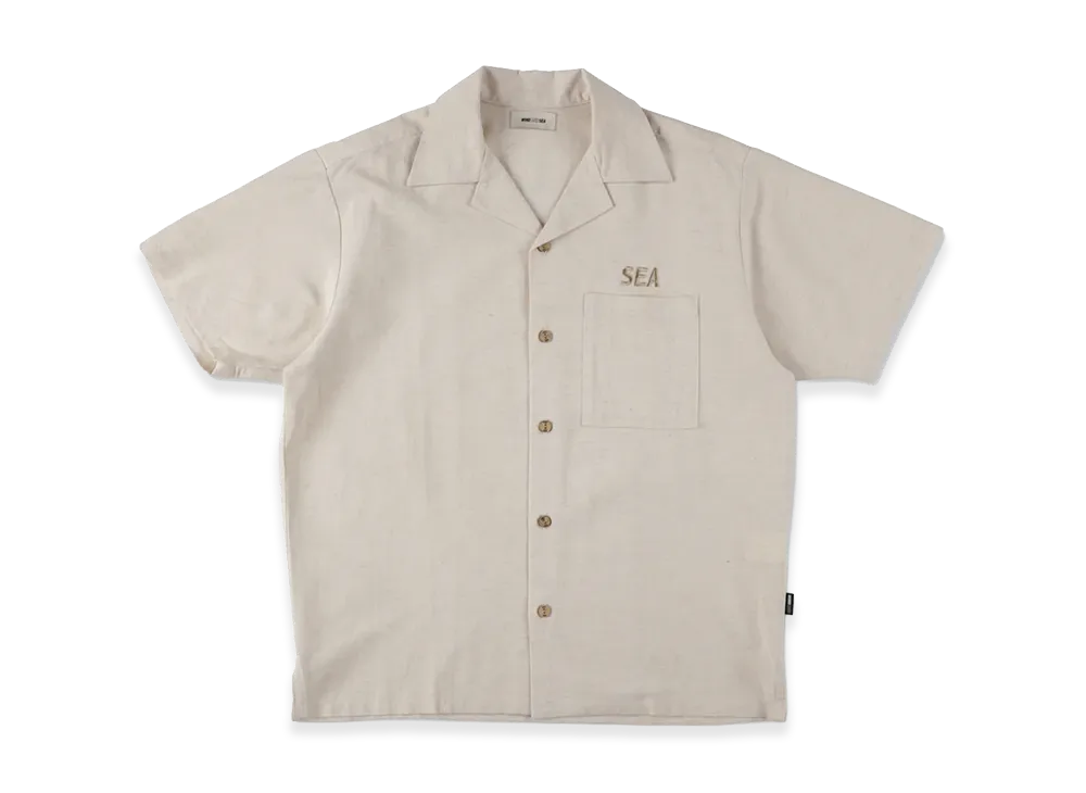 WIND AND SEA Sea Linen Shirt "Natural"