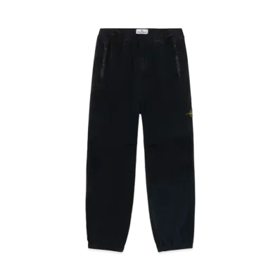 Stone Island 30506 Organic Cotton Corduroy 800 Frost Finish "Black"