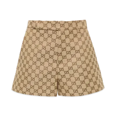 GUCCI Women's Fashion Shorts "Printed/Camel"