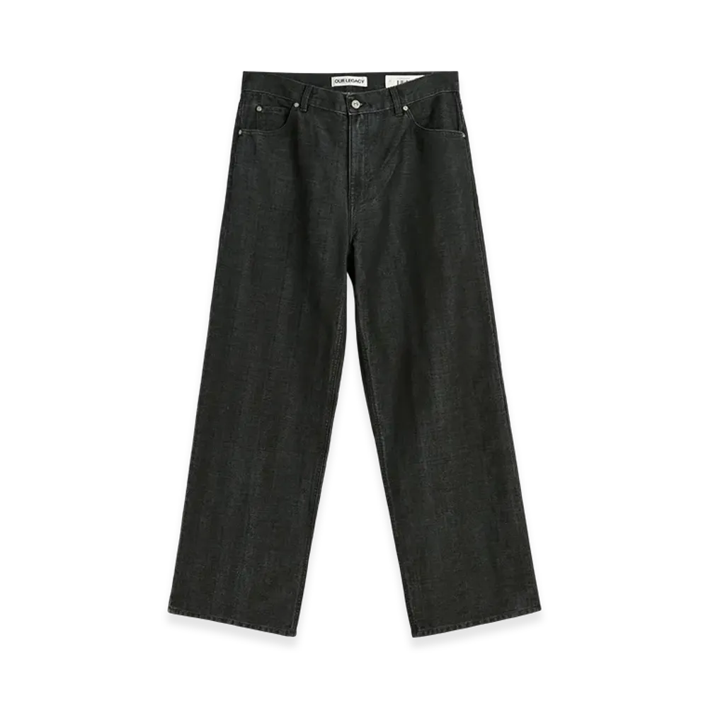 OUR LEGACY Vast Cut "Black Coated Herringbone"