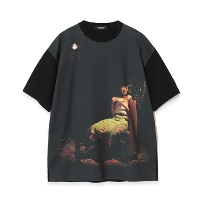 UNDERCOVER x Cindy Sherman Cotton All-Over Print T-Shirt "Black"