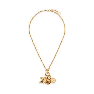 Chloe Women's Metal Charms Necklace "Gold"
