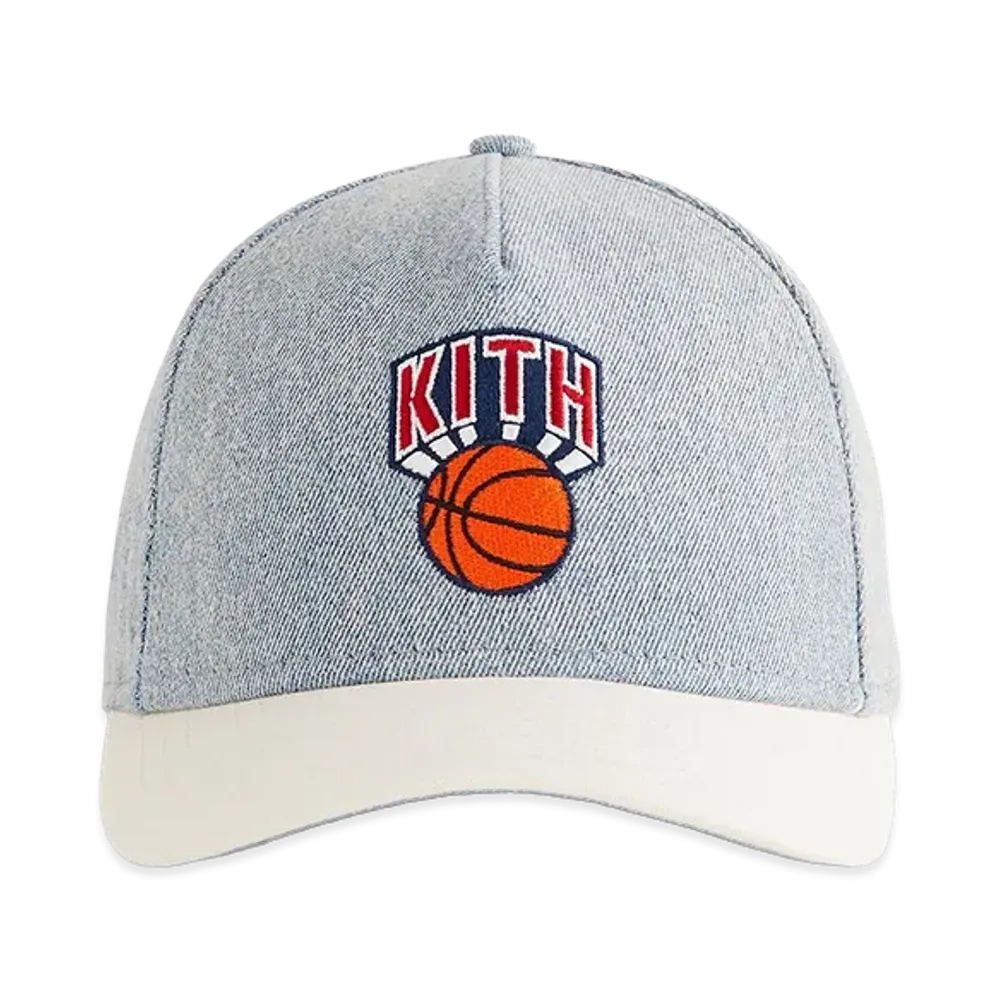 Kith x NEW ERA x The New York Knicks Two Tone 9Forty M Crown Snapback "Mid Indigo"