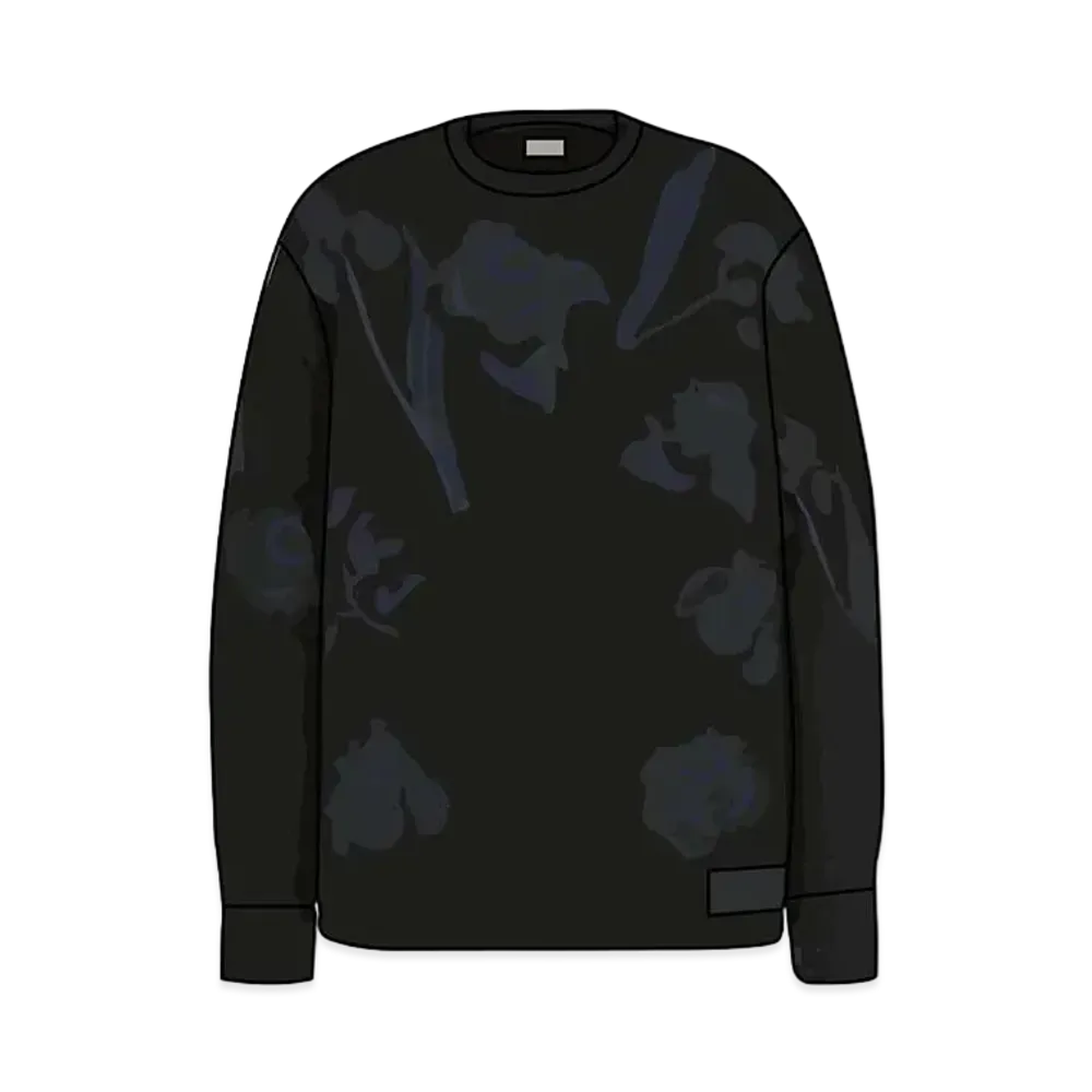 Dior x Sacai Over Size Sweater Wool & Cashmere Knit "Black"