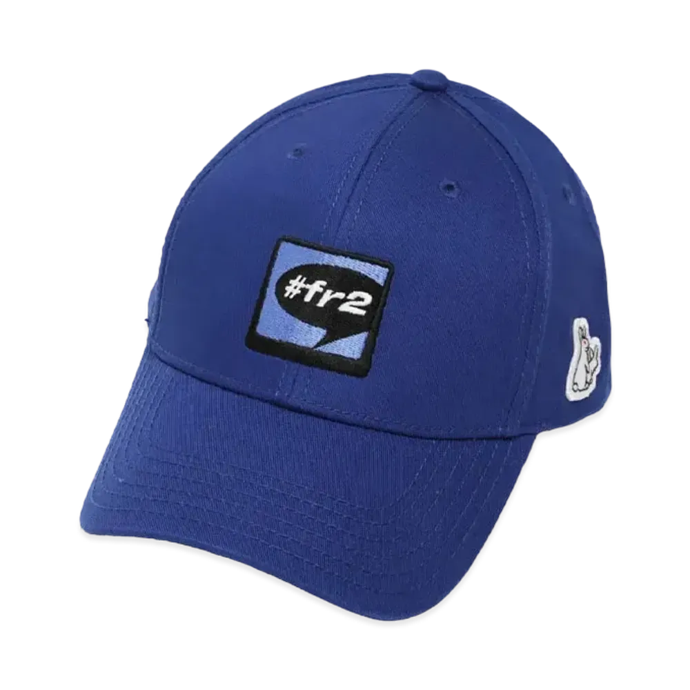 FR2 Player Logo Embroidery Six Panel Cap "Navy"