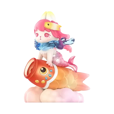 POP MART "Figurine" BUNNY Flying Carp Flags Big Size