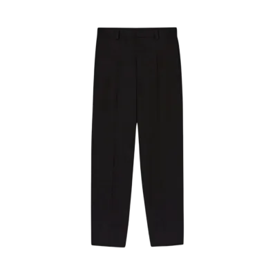 Jil Sander Men's Wool Gabardine Trousers "Black"