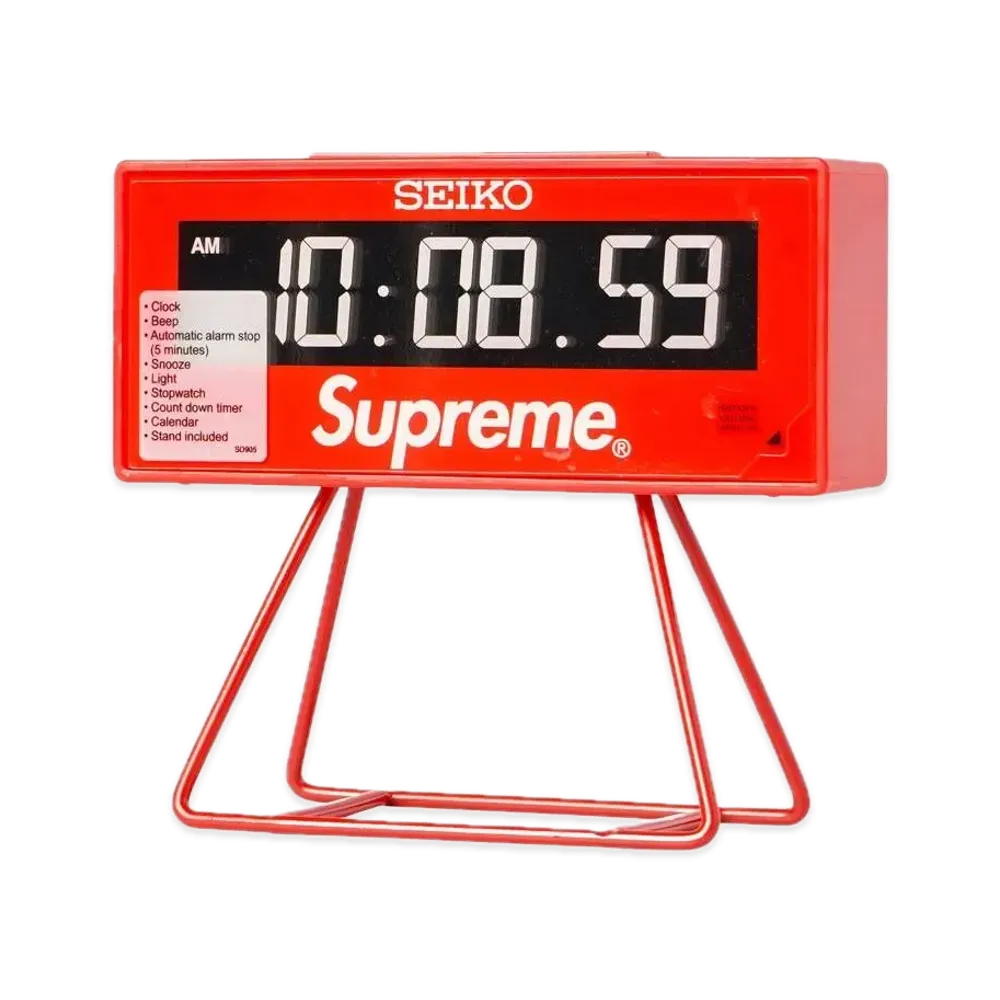 Supreme x Seiko Marathon Clock "Red"