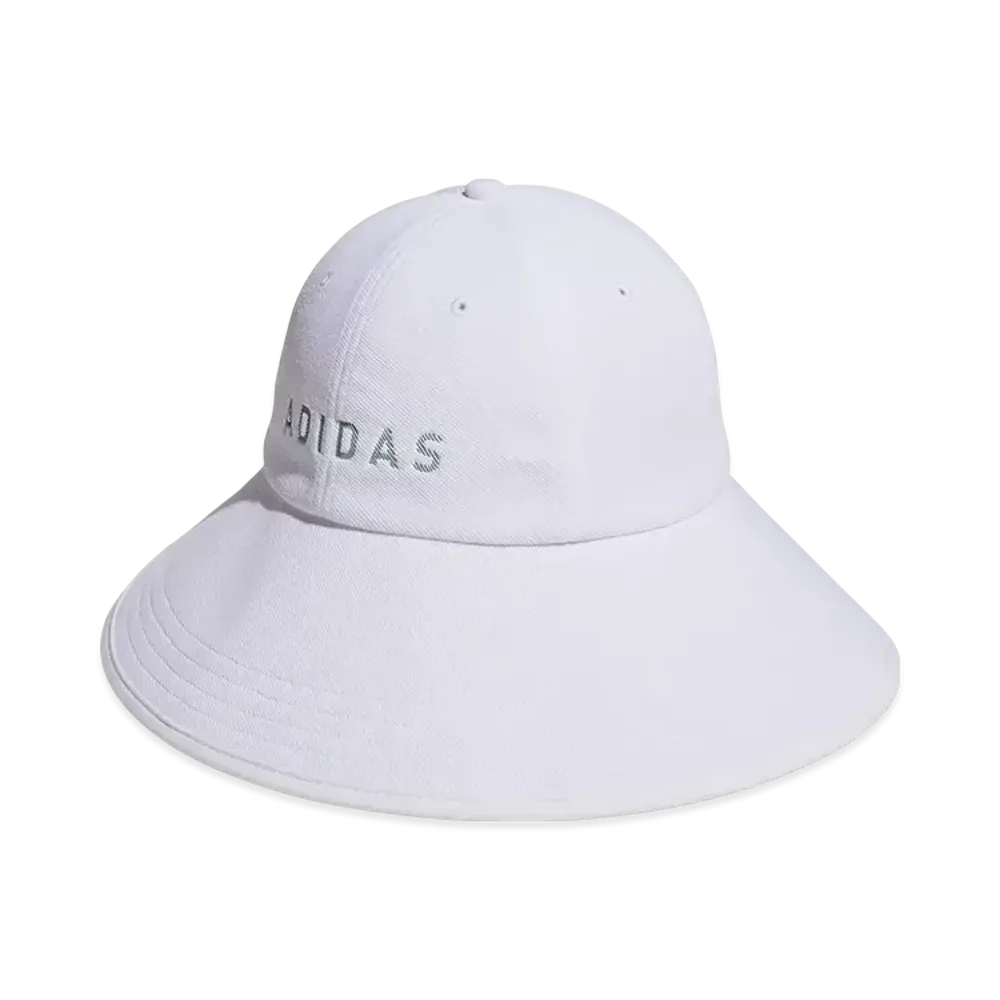 adidas Linear Logo Wide Brim Cap "White"