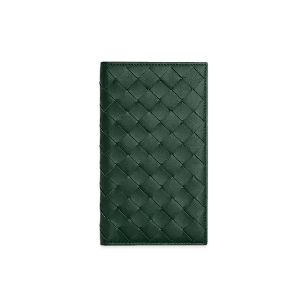 Bottega Veneta Long Wallet With Removable Pocket "Raintree"