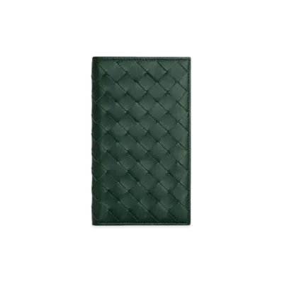 Bottega Veneta Long Wallet With Removable Pocket "Raintree"