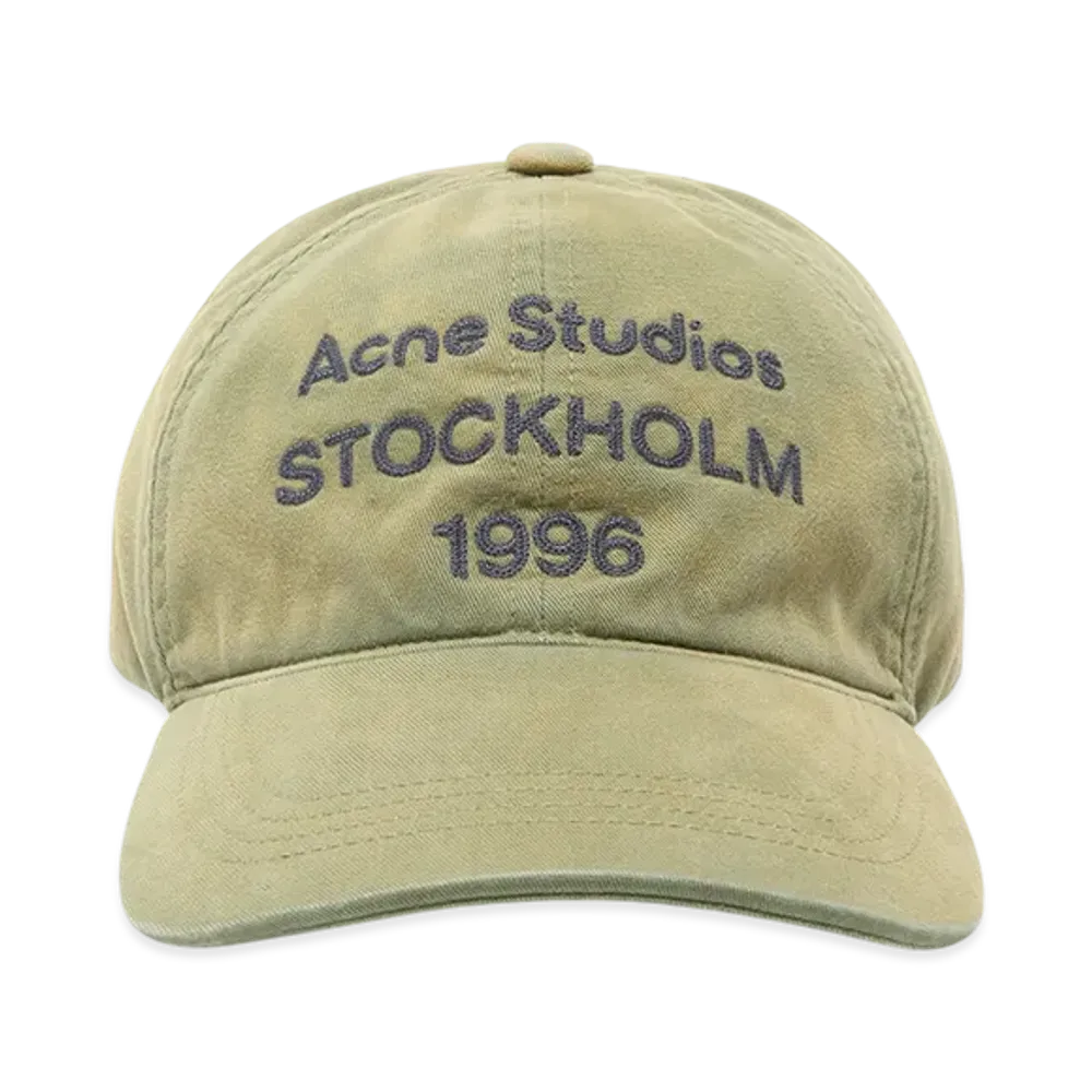 Acne Studios Logo Cap "Olive Green"
