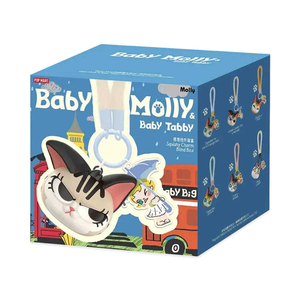 POP MART Baby Molly & Baby Tabby Series Pinch Pendant Blind Box [Piece]
