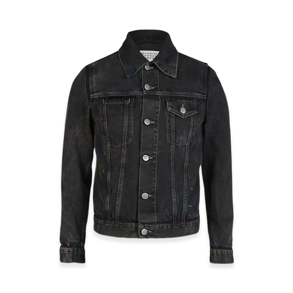 Maison Margiela Paint Denim Jacket "Black"