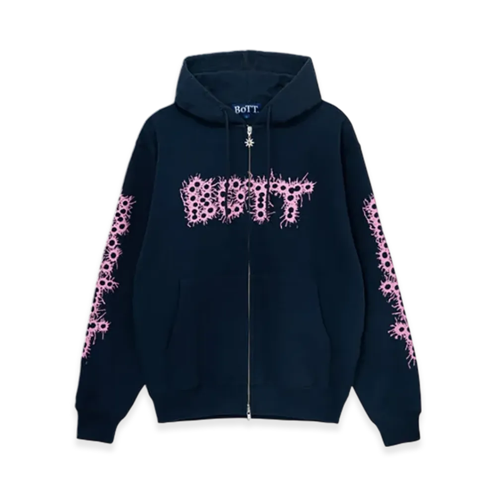 BoTT BANG! Logo Zip Hoodie "Navy"