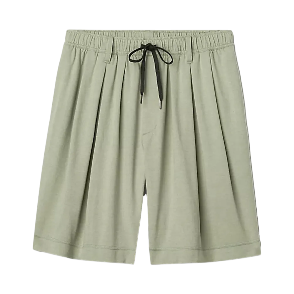 Asics Knit Shorts "Olive Grey"