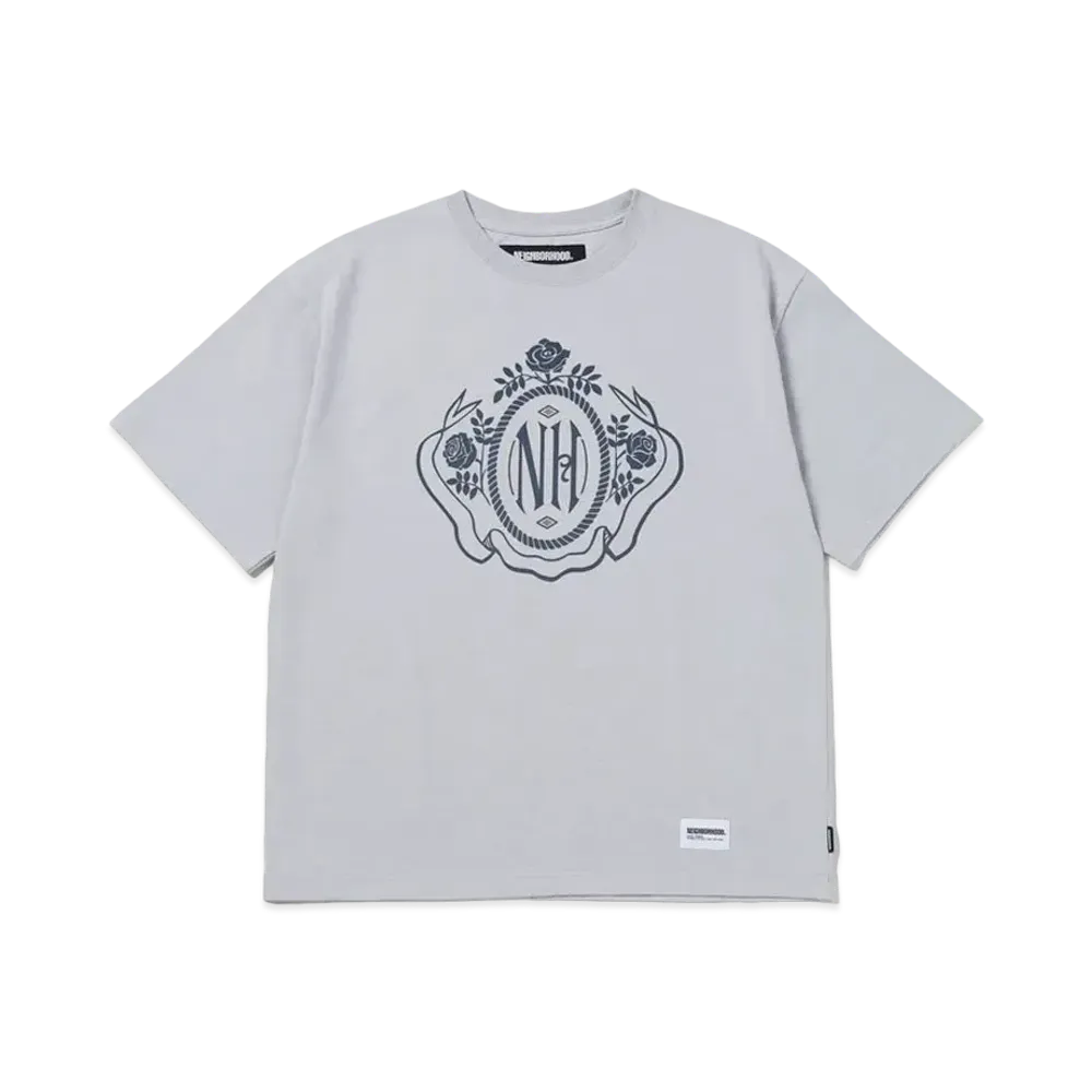 NEIGHBORHOOD Heather-Mixed Crewneck SS "Gray"