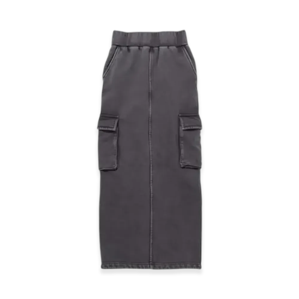 GOD SELECTION XXX Pigment Long Skirt GXL-A26-SK-01 "Black"