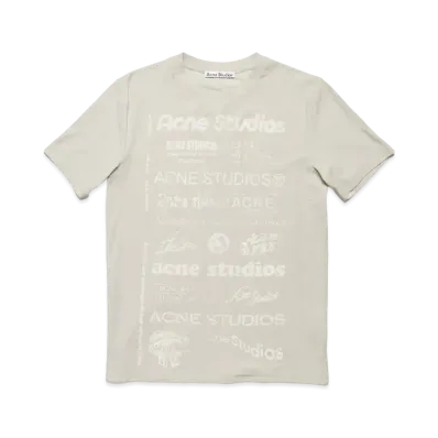 Acne Studios Logo T-Shirt - Relaxed Fit "Herb Green"