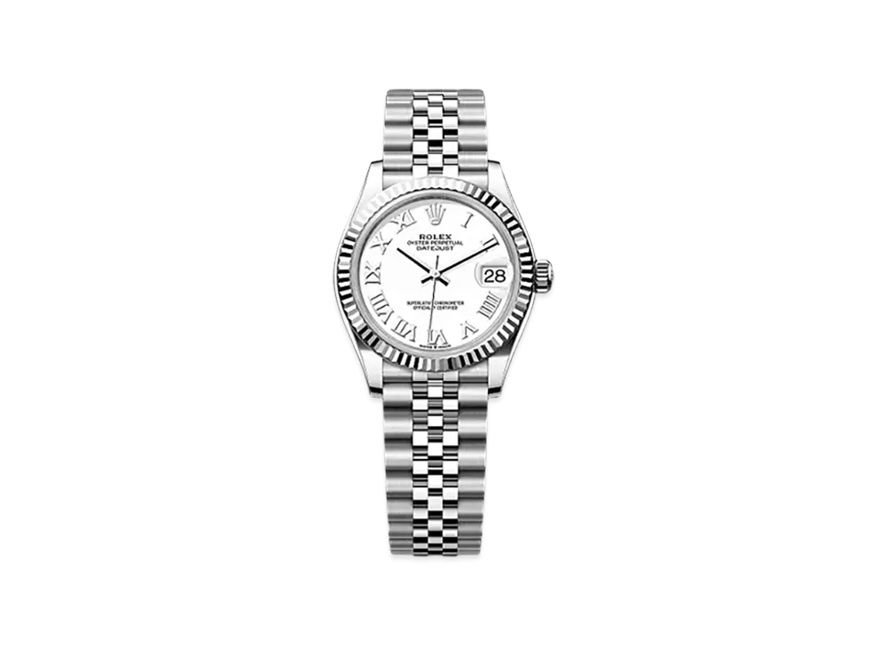 ROLEX Datejust 31mm Oystersteel & White Gold 278274 "White"