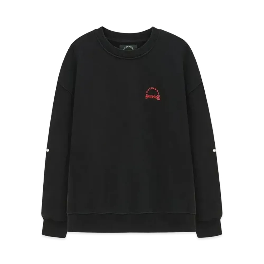 SUPPLIER Crewneck Sweatshirt "Black"