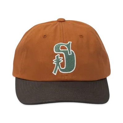 Stussy Low Profile Vintage S Snapback "Orange"