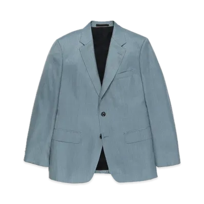 WACKO MARIA x Ermenegildo Zegna Single Breasted Jacket "Blue"