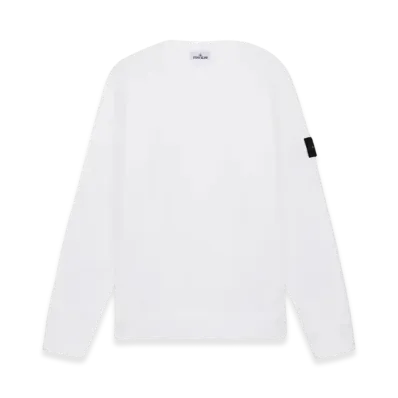 Stone Island Heavy Cotton Jersey "White"