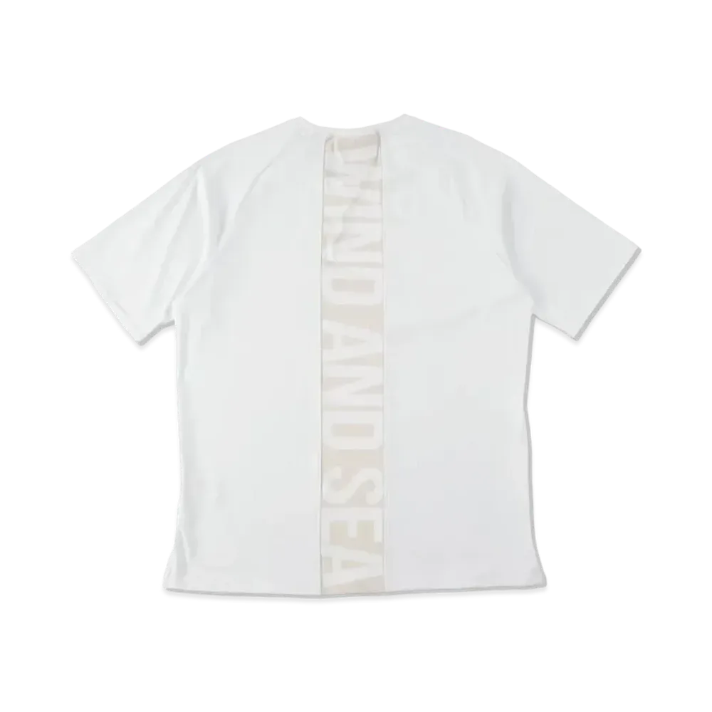 WIND AND SEA WDS (GET FIT BACK ) BACK LINE S/S TOP "White"