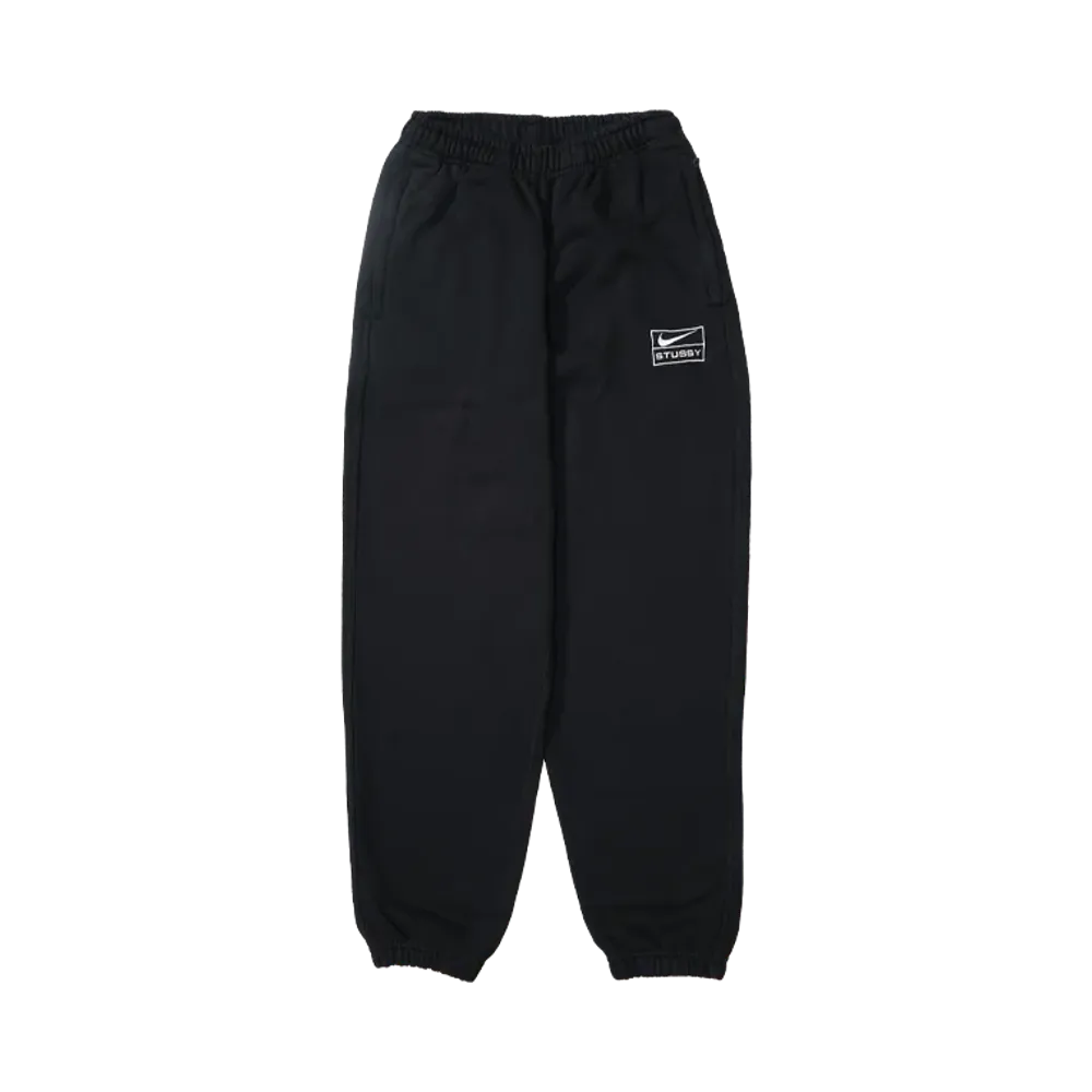 Stussy x Nike Fleece Pant "Black" (Asia Size) FN5236-010
