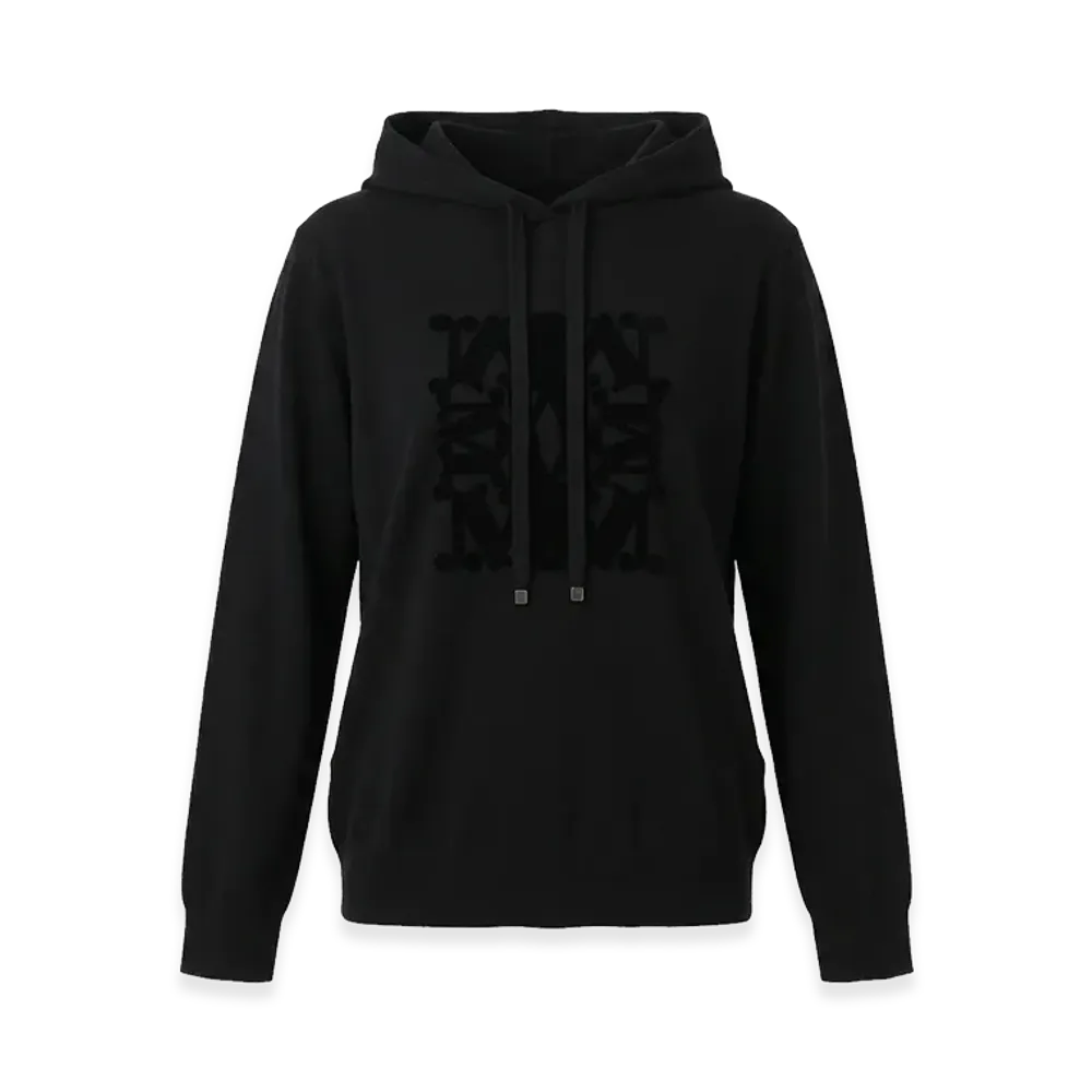 Max Mara Women's Taddeo Knit Hoodie "Black"