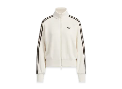adidas Women's Knit Balloon Track Top "Wonder White"