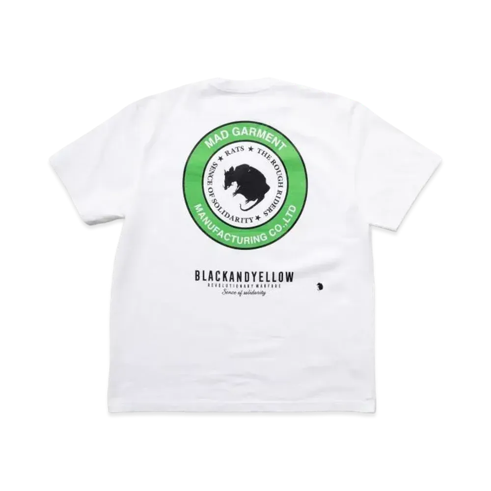 RATS Two Wheel Tee "White Green"