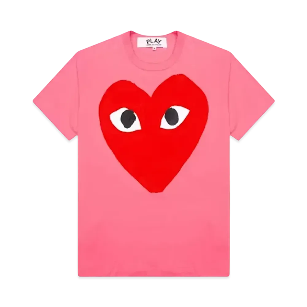 PLAY COMME des GARCONS Tee "Pink"