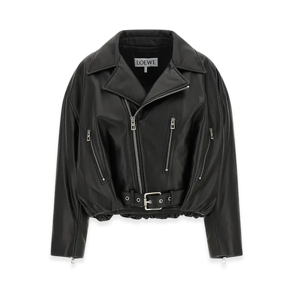 LOEWE Women's Biker Jacket "Black"